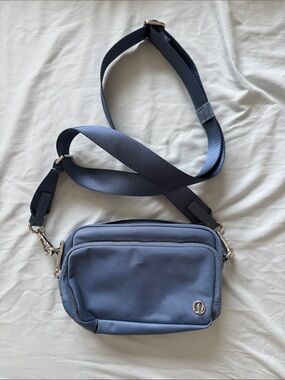 lululemon athletica Slate Blue Crossbody Belt Bag